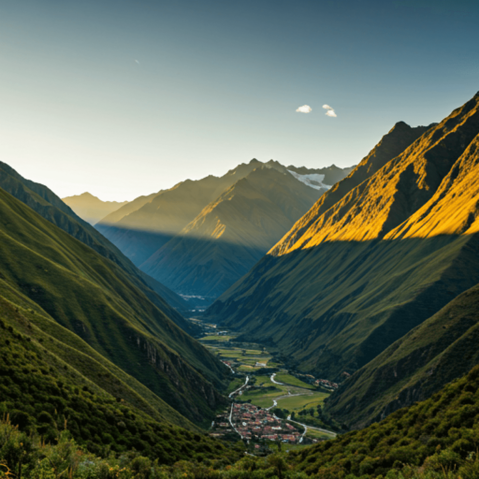 Landing page de retiro con imagenes cinematicas de bienestar y un layout sereno y premium.